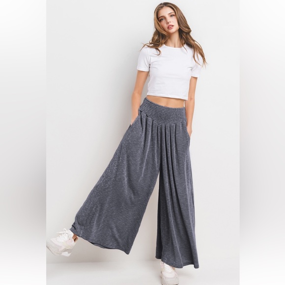 05 Fabulous Knit Ribbed Wide Leg Pants - Picture 6 of 6
